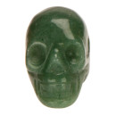 Pendant skull, 26x20mm, green aventurine