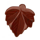 Pendant leaf, 50x42mm, mahogany osidian