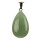Pendant tumbled stone, polished, approx. 38x24mm, green aventurine