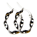 Stainless steel earrings, round, 20mm - only 19 pairs left!