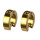 Stainless steel earrings, 14x4mm, Gold