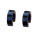 Stainless steel earrings, 10x3mm, Blue