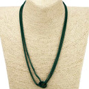Lange Halskette für Eigenkreationen, 120cm, Oliv