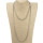 Lange Halskette für Eigenkreationen, 120cm, Silber