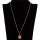 Necklace with pendant glass ball, mix
