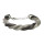 3lines metal bracelet, silver