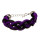 Fashion metal bracelet, black-gold