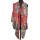 Scarf, red, 180x90cm