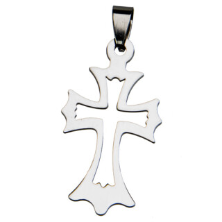 Edelstahlanhänger Kreuz