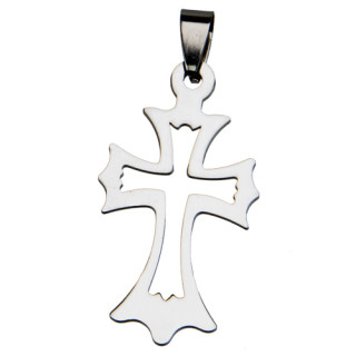 Stainless steel pendant cross