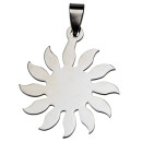 Stainless steel pendant sun