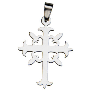Edelstahlanhänger Kreuz