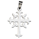 Stainless steel pendant cross