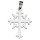 Edelstahlanhänger Kreuz