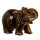 Gravur Elefant, 103mm, Tigerauge