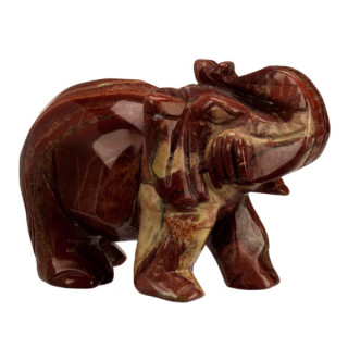 engraving elephant, 103mm, mahogany sidsidian