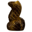 engraving snake, 48mm, tiger eye