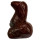 Engraving snake, 48mm, mahogany sidsidian