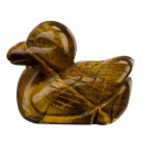 engraving duck, 48mm, tiger eye