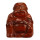 Engraving Buddha, 46mm, mahogany sidian