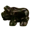 Gravur Nashorn, 48mm, Indischer Achat
