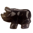 Gravur Nashorn, 48mm, Achat grau
