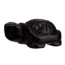 engraving turtle, 49mm, blue sandstone
