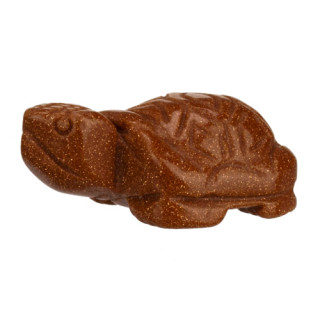 Gravur Schildkröte, 49mm, Goldfluss