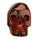 Engraving skull, 48mm, mahogany sidsidian