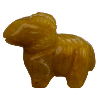 engraving ram, 38mm, yellow jade