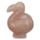 Engraving pelican, 52mm, rose quartz
