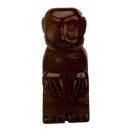 engraving monkey, 47mm, red agate