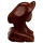 Engraving dolphin, 46mm, mahogany sidian