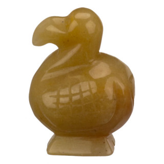 engraving pelican, 39mm, yellow jade