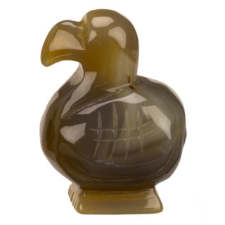 engraving pelican, 39mm, grey agate