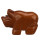 engraving rhino horn, 40mm, gold sandstone