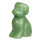 Gravur Hund, 38mm, grüner Aventurin
