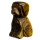 Gravur Hund, 38mm, Tigerauge