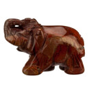 engraving elephant, 36mm, mahogany sidsidian