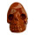 Gravur Totenkopf, 36mm, Goldfluss