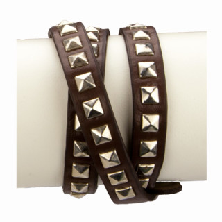 Bracelet PU, 60cm, brown