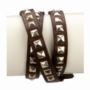 Bracelet PU, 60cm, brown