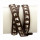 Bracelet PU, 60cm, brown