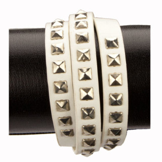 Bracelet PU, 60cm, white