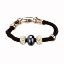 Bracelet with magnetic clasp