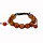 Shamballa Armband, 10mm, Karneol