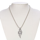 Stainless steel necklace with pendant