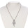 Stainless steel necklace with pendant