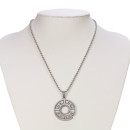 Stainless steel necklace with pendant