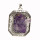 Anhänger Rechteck Amethyst, 54x45x20mm